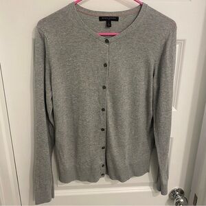 Banana Republic Light Gray Cardigan